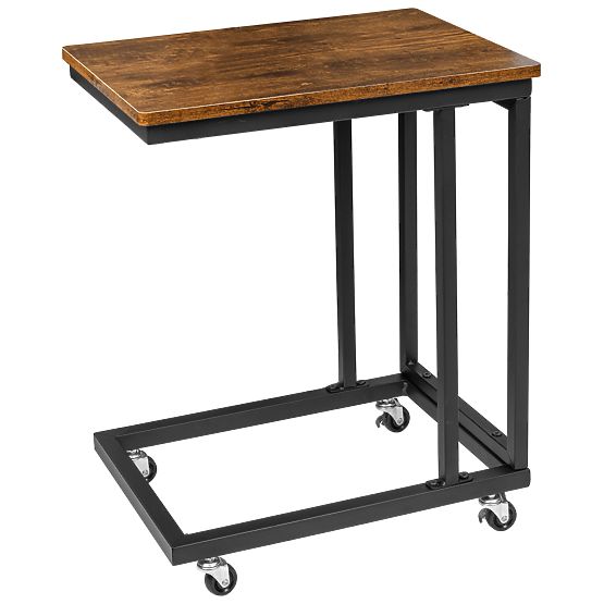 Table basse loft industriel Meren en chêne antique