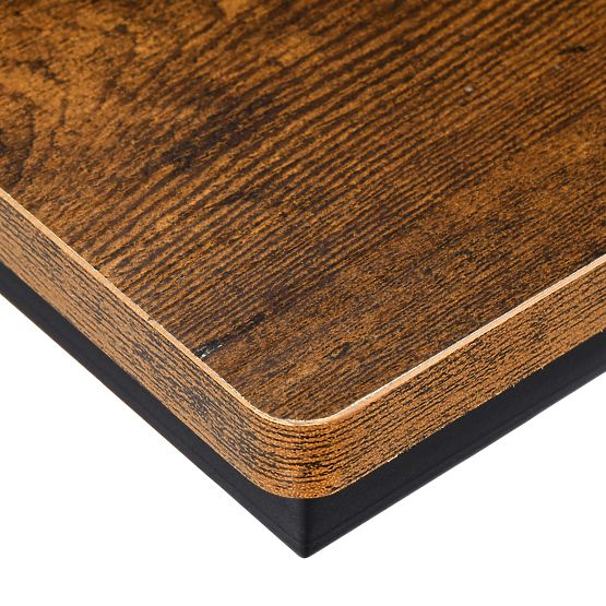 Table basse loft industriel Meren en chêne antique