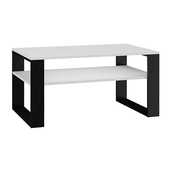 Table basse Modern 1P BLANC NOIR