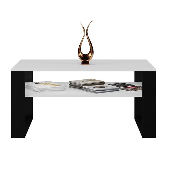 Table basse Modern 1P BLANC NOIR