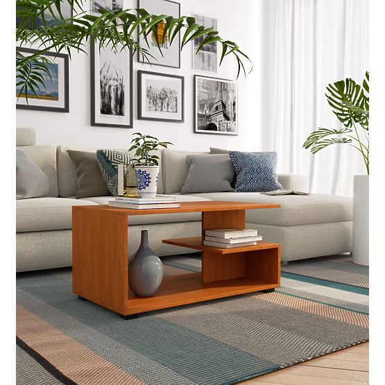 TABLE BASSE PIN AULNE