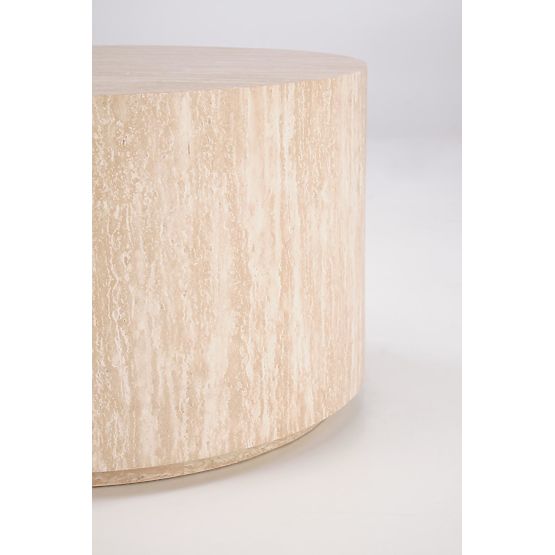 Table basse TRAVERTINO RONDE, travertin