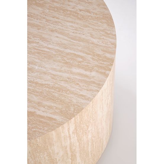 Table basse TRAVERTINO RONDE, travertin