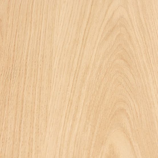 Table basse ronde Vesby 100 cm, chêne naturel, frêne, lames