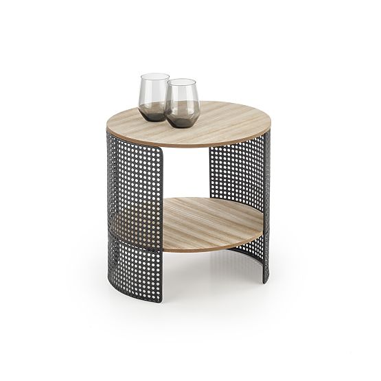 Table basse TRAFICA naturel/noir