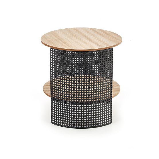 Table basse TRAFICA naturel/noir