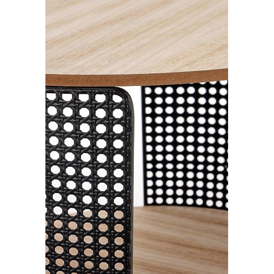 Table basse TRAFICA naturel/noir