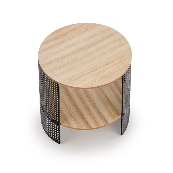 Table basse TRAFICA naturel/noir