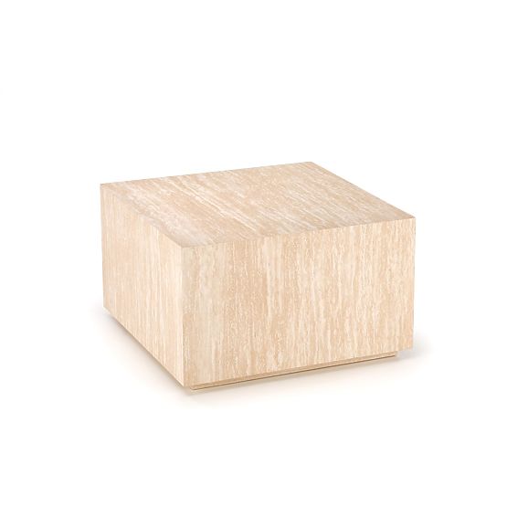 Table basse TRAVERTINO KWADRAT, travertin (1p=1ks)