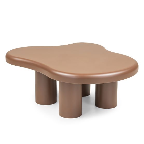 Table basse Vercelli 100 cm, choco