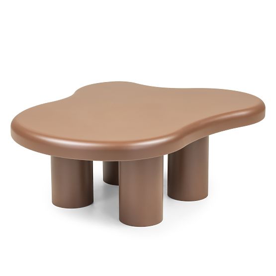 Table basse Vercelli 100 cm, choco
