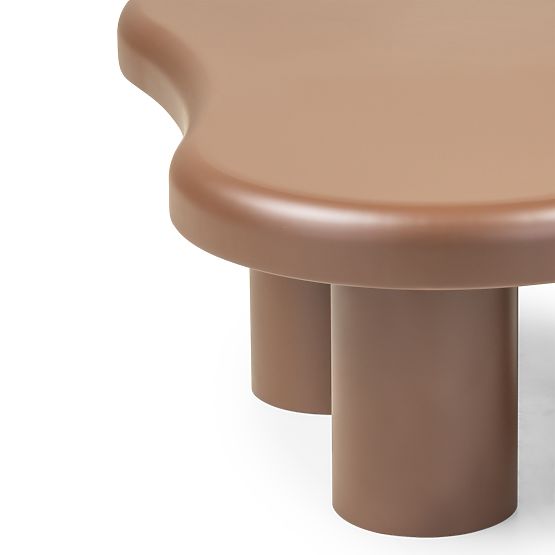 Table basse Vercelli 100 cm, choco