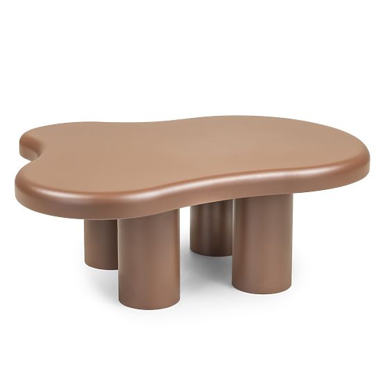 Table basse Vercelli 100 cm, choco