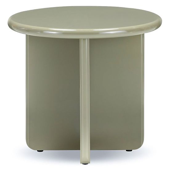 Table basse Vivid 50 cm, olive, brillant