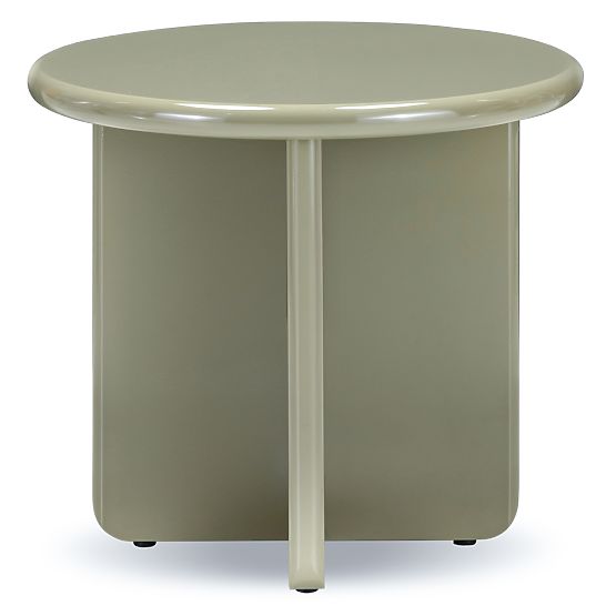 Table basse Vivid 50 cm, olive, brillant