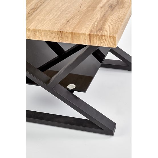 Table basse XENA KWADRAT noir / naturel (2p=1ks)