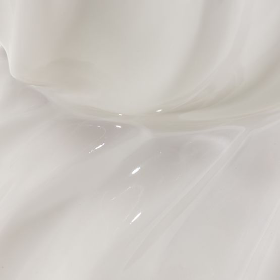 Table d'appoint Bloom 35 cm, gris beige, brillant