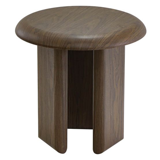 Table d'appoint Keo 50 cm, noyer foncé
