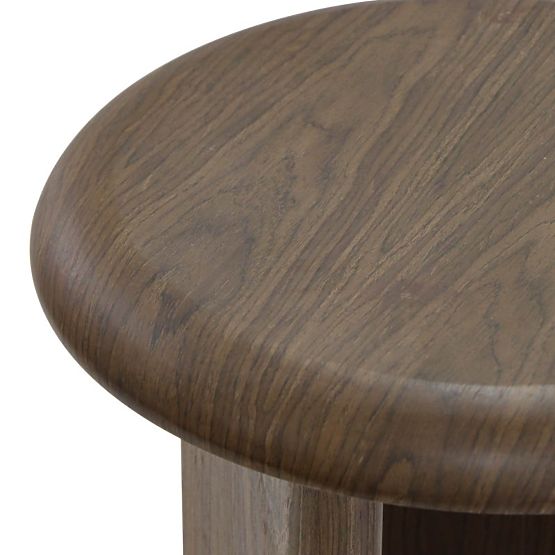 Table d'appoint Keo 50 cm, noyer foncé