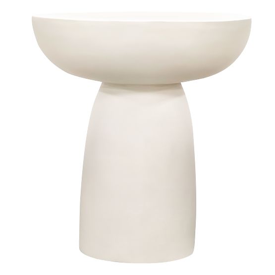 Table d'appoint Lagoon 45 cm, beige, mat