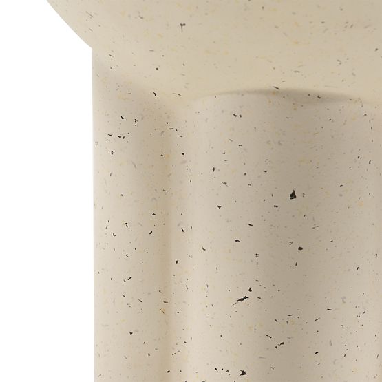 Table d'appoint Poppy, béton, effet granit