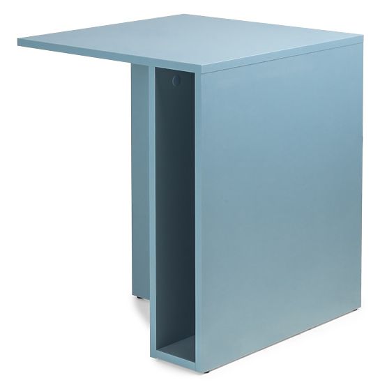 Table d'appoint Yaso bleu craie