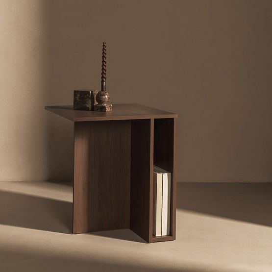 Table d'appoint Yaso noyer villa