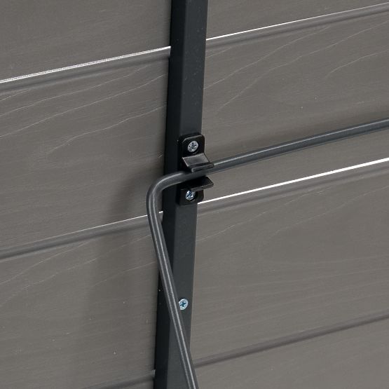 Table de balcon pliable ARETTO gris