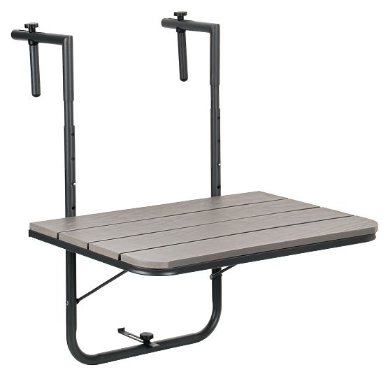 Table de balcon pliable ARETTO gris