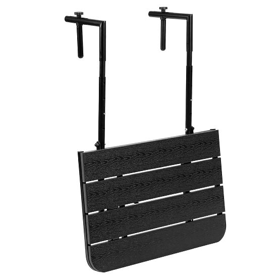 Table de balcon pliable ARETTO noir
