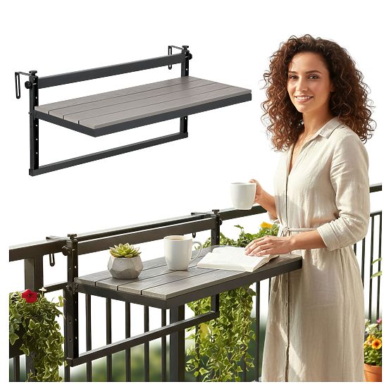Table de balcon suspendue AGATTI BIS STONEWOOD