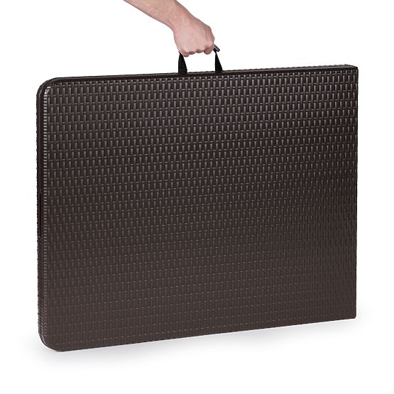 Table de banquet pliant de jardin 180 cm en rotin ModernHome