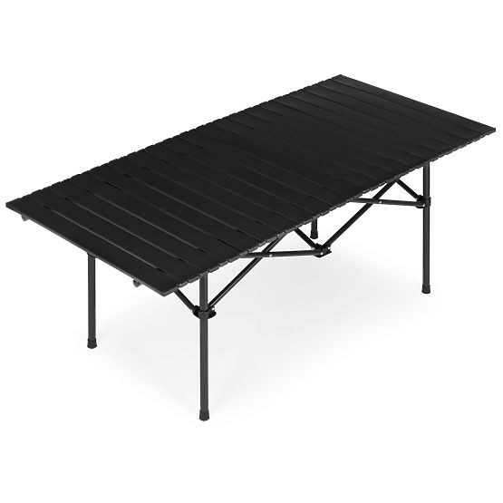 Table de camping pliable 120x55 cm avec sac noir MultiGarden