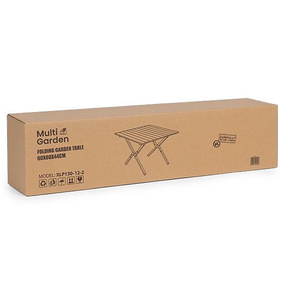 Table de camping pliant 60x60 cm avec sac MultiGarden
