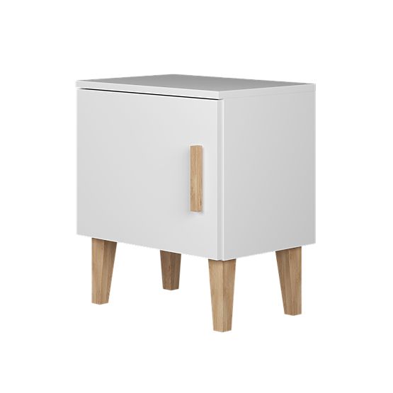 Table de chevet KUBI - blanc