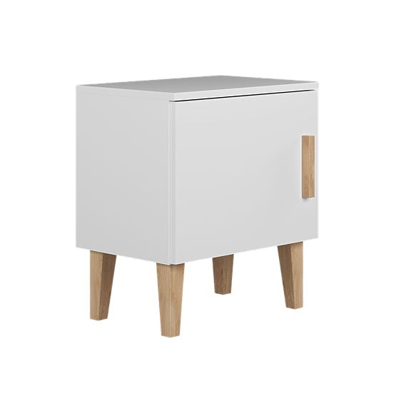 Table de chevet KUBI - blanc