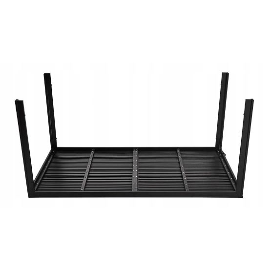 Table de jardin de restauration 156 x 78 cm Noir