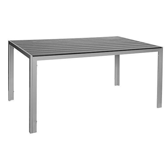 Table de jardin en aluminium ZENON 150x90 cm
