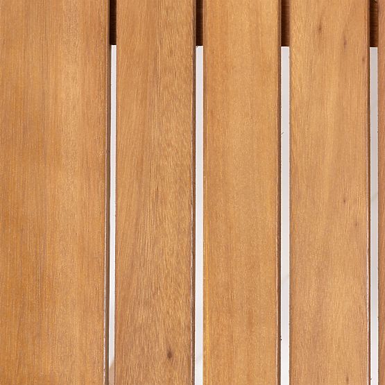 Table de jardin Familis, 160 cm, aspect teck, bois d'eucalyptus FSC