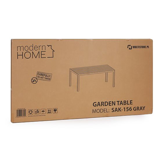 Table de jardin pour 6 personnes Polywood mobilier de terrasse