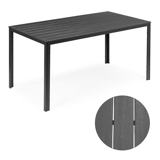 Table de jardin pour 6 personnes Polywood mobilier de terrasse