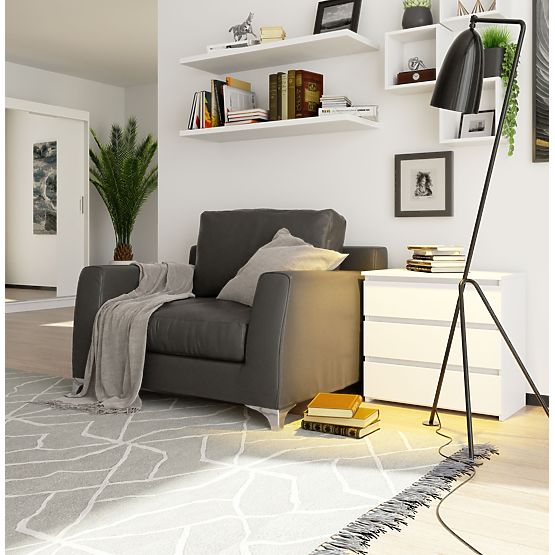 TABLE DE NUIT CL3 60 cm PK BLANC