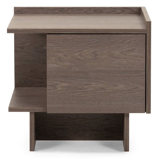 Table de nuit Kanso, Chêne Baltic Storm