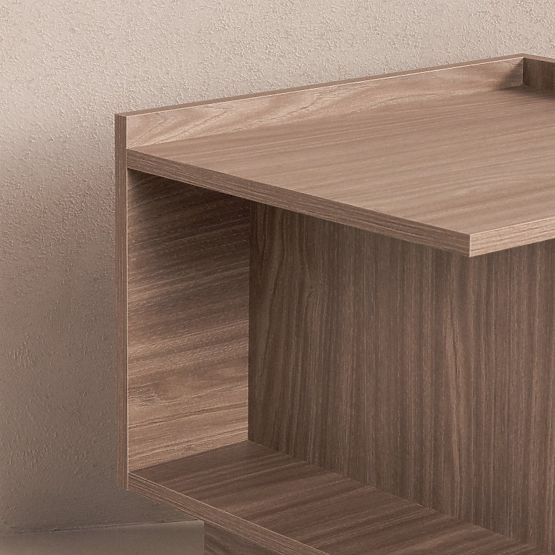 Table de nuit Kanso, chêne perle