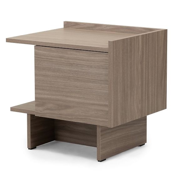 Table de nuit Kanso, chêne perle