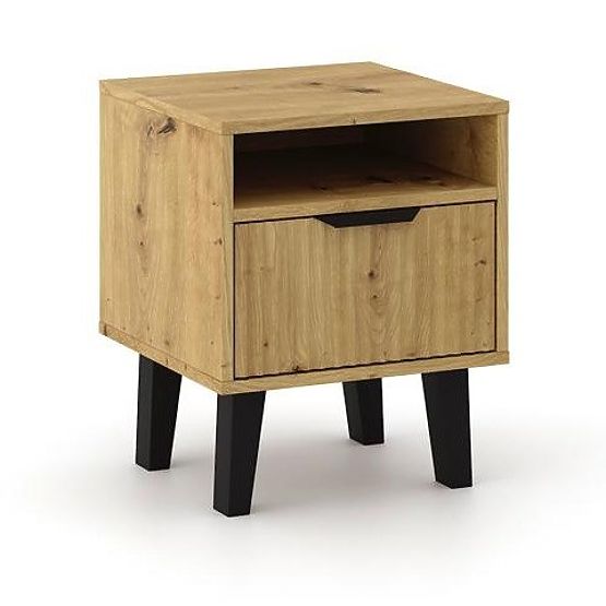 Table de nuit Scandi 1S SLIM CHÊNE ARTISAN