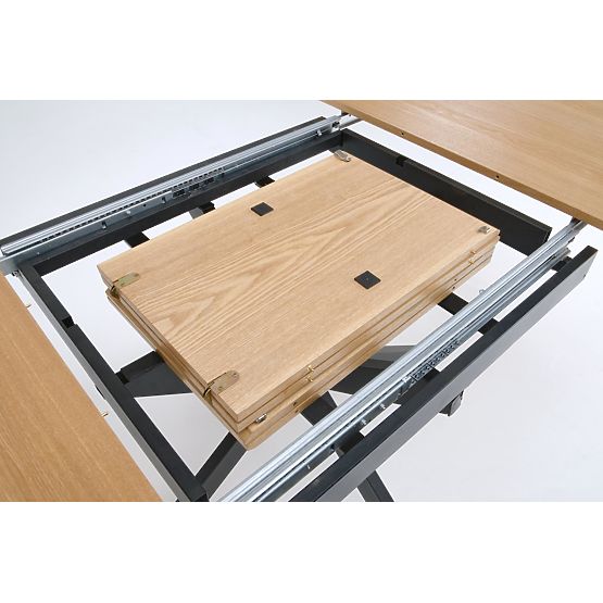 Table extensible ACORD, naturel / noir (2p=1ks)