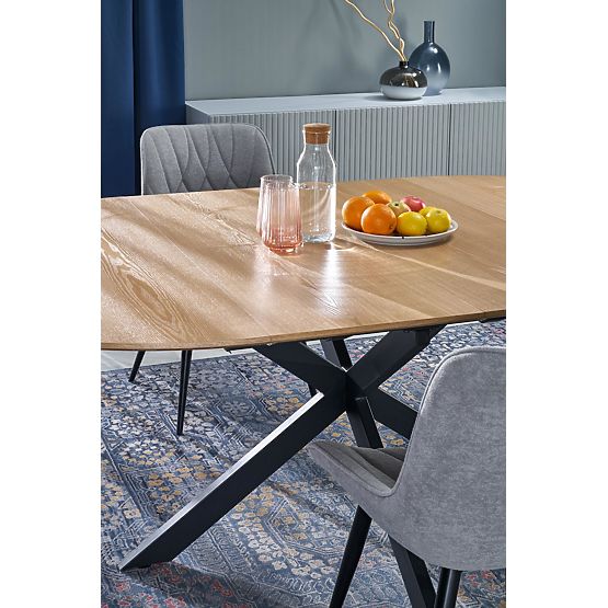 Table extensible ACORD, naturel / noir (2p=1ks)