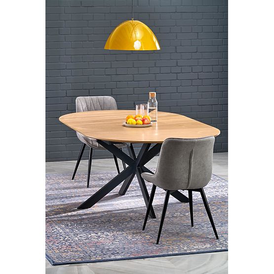 Table extensible ACORD, naturel / noir (2p=1ks)