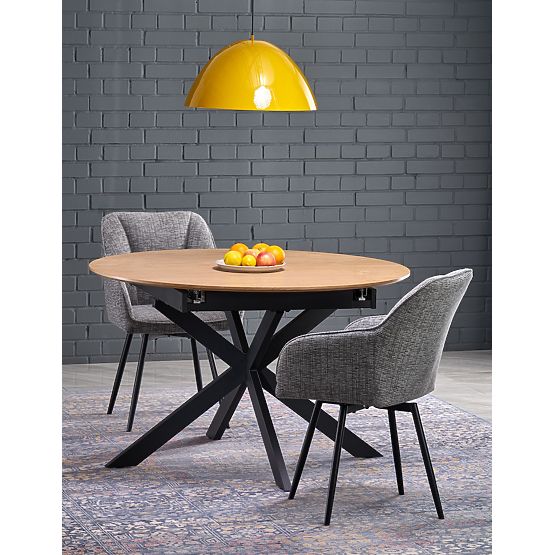 Table extensible ACORD, naturel / noir (2p=1ks)